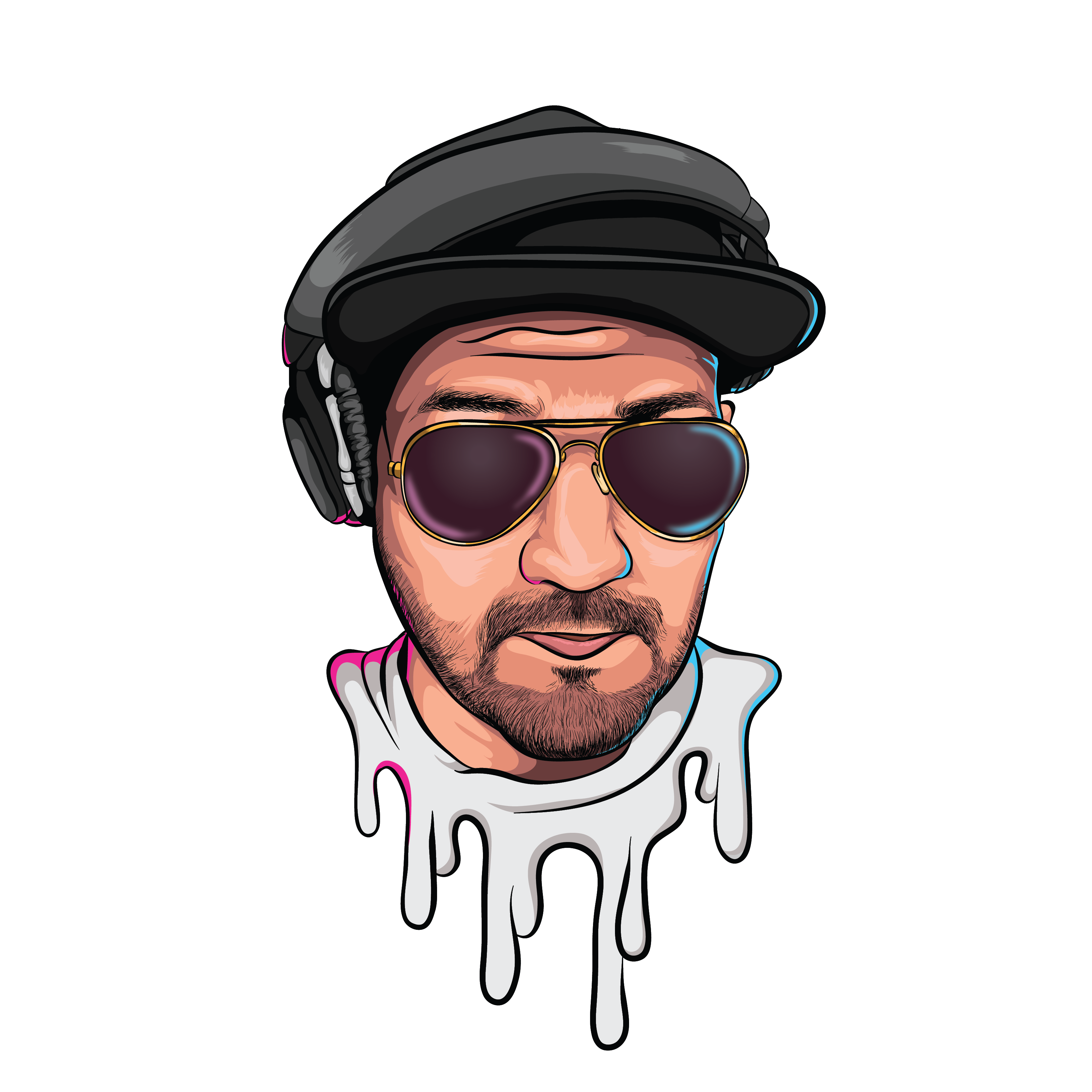 Deejay Simran cartoon head-01